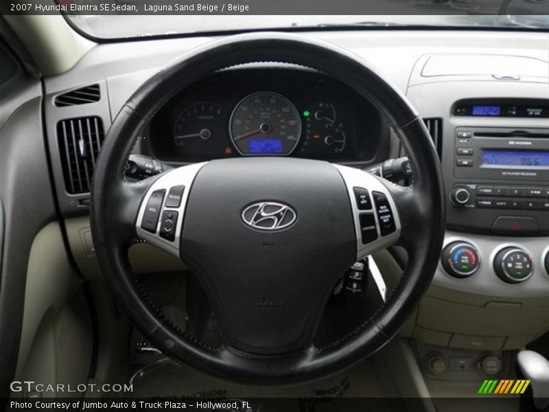 Laguna Sand Beige / Beige 2007 Hyundai Elantra SE Sedan