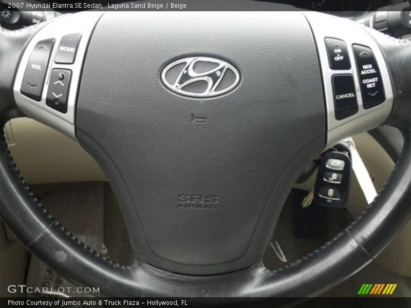 Laguna Sand Beige / Beige 2007 Hyundai Elantra SE Sedan