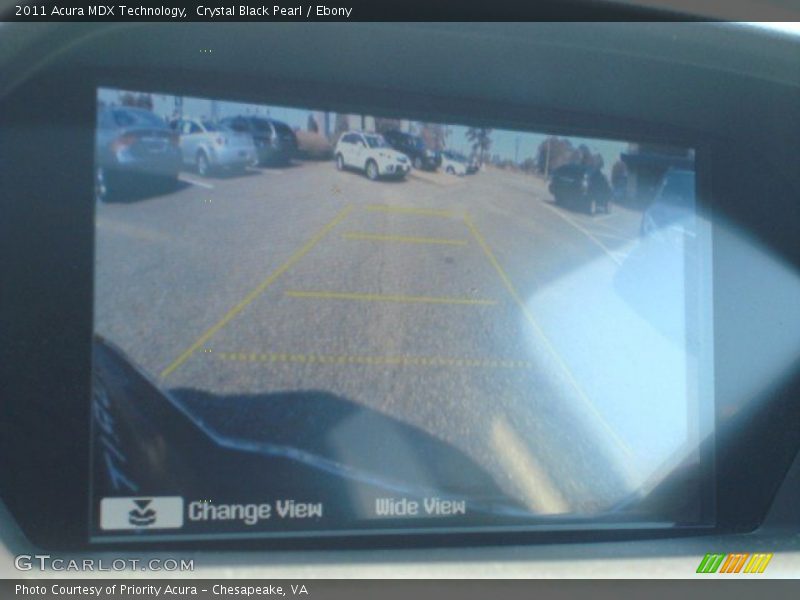 Crystal Black Pearl / Ebony 2011 Acura MDX Technology