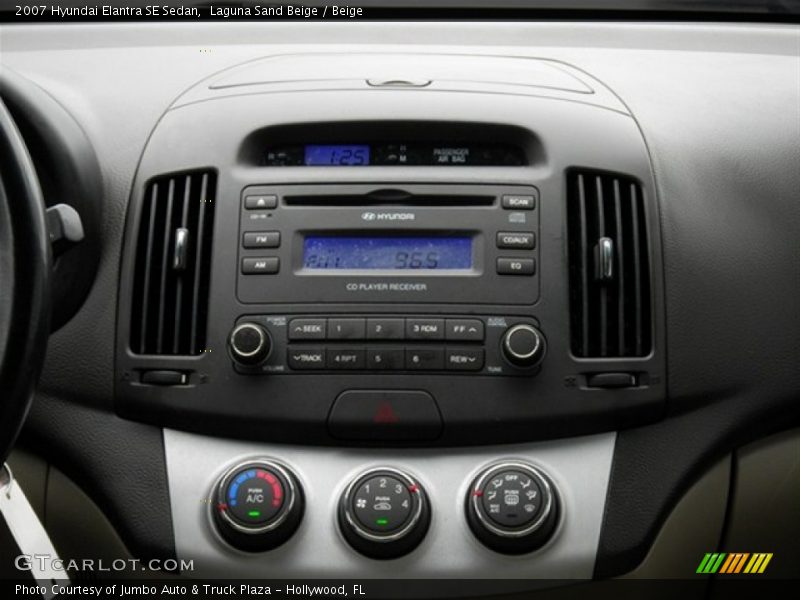 Laguna Sand Beige / Beige 2007 Hyundai Elantra SE Sedan