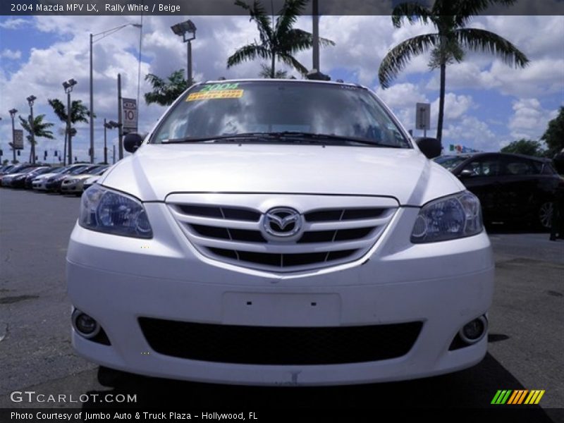 Rally White / Beige 2004 Mazda MPV LX