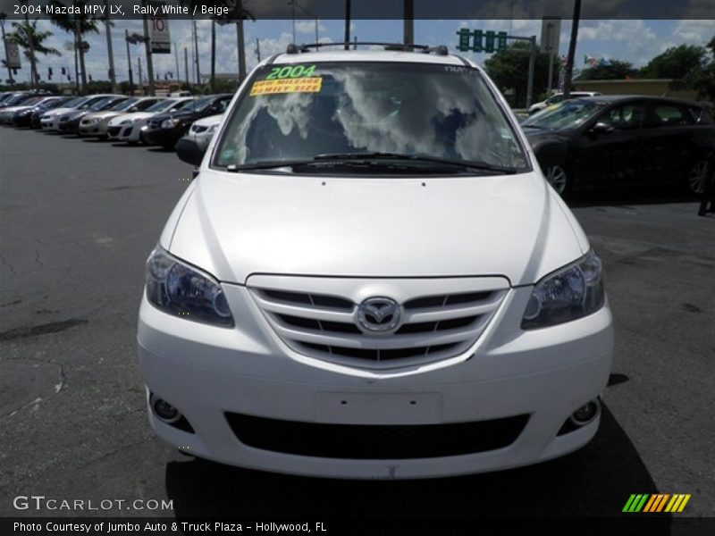 Rally White / Beige 2004 Mazda MPV LX