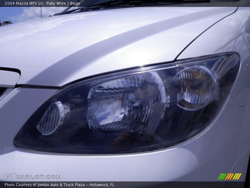 Rally White / Beige 2004 Mazda MPV LX