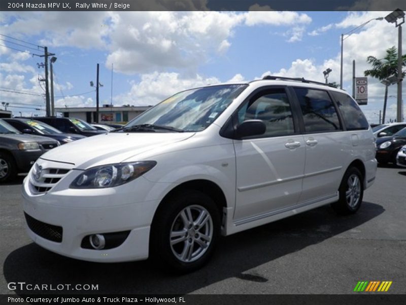 Rally White / Beige 2004 Mazda MPV LX