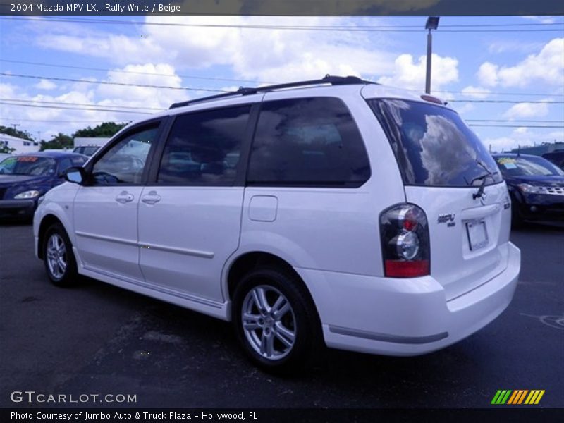 Rally White / Beige 2004 Mazda MPV LX