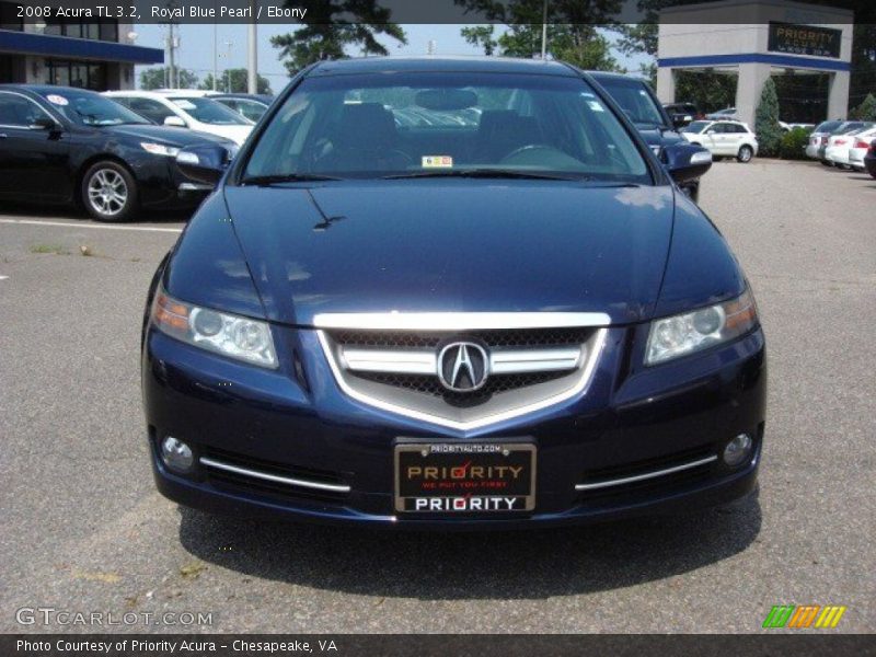 Royal Blue Pearl / Ebony 2008 Acura TL 3.2