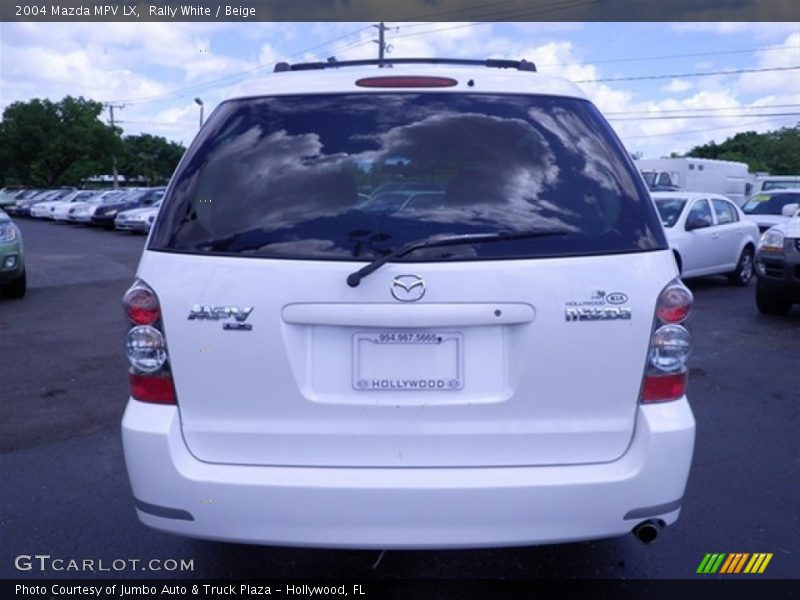 Rally White / Beige 2004 Mazda MPV LX