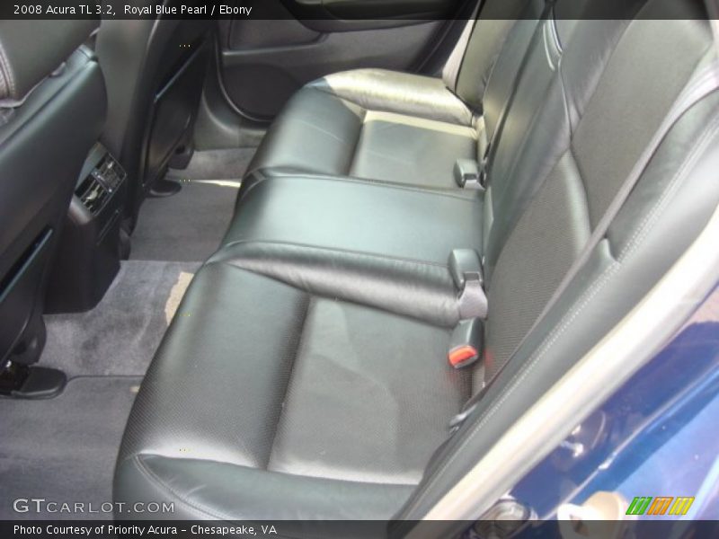 Royal Blue Pearl / Ebony 2008 Acura TL 3.2