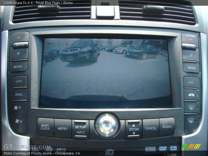 Royal Blue Pearl / Ebony 2008 Acura TL 3.2