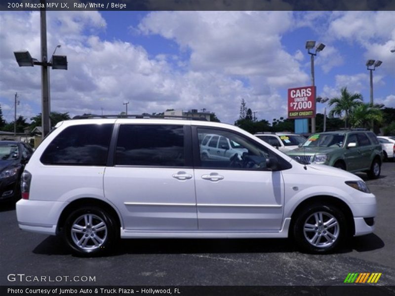 Rally White / Beige 2004 Mazda MPV LX