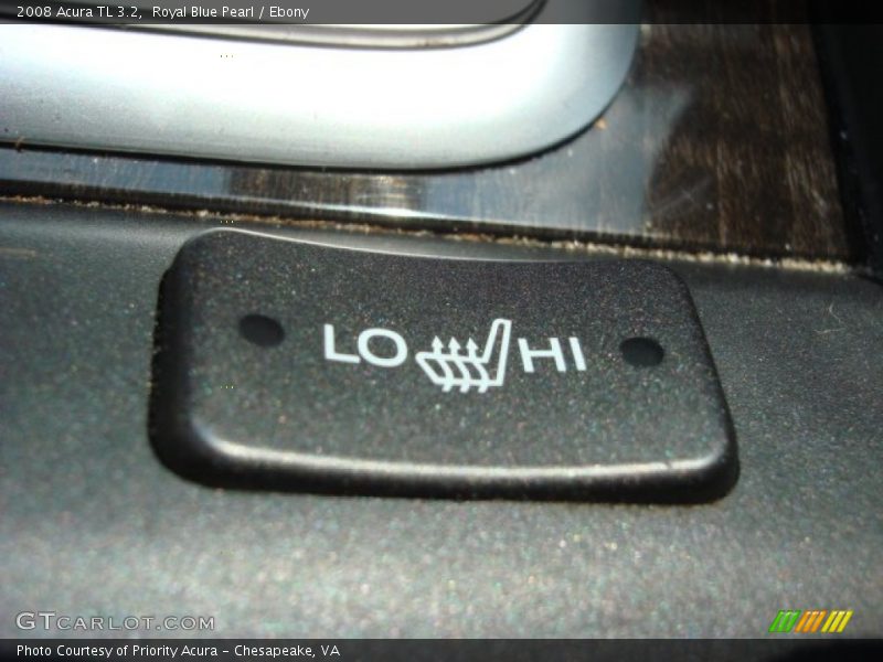 Royal Blue Pearl / Ebony 2008 Acura TL 3.2