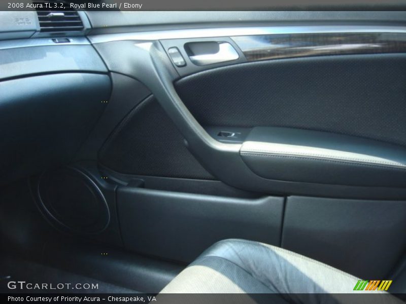 Royal Blue Pearl / Ebony 2008 Acura TL 3.2
