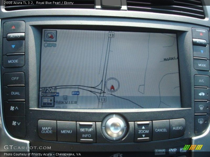 Navigation of 2008 TL 3.2