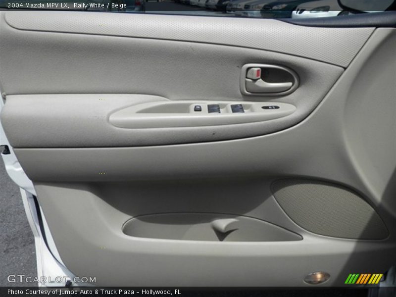Rally White / Beige 2004 Mazda MPV LX