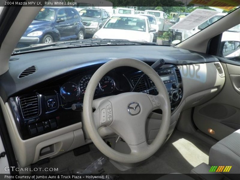Rally White / Beige 2004 Mazda MPV LX