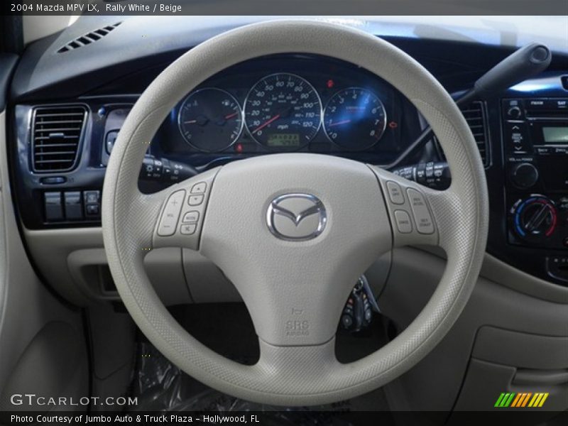 Rally White / Beige 2004 Mazda MPV LX