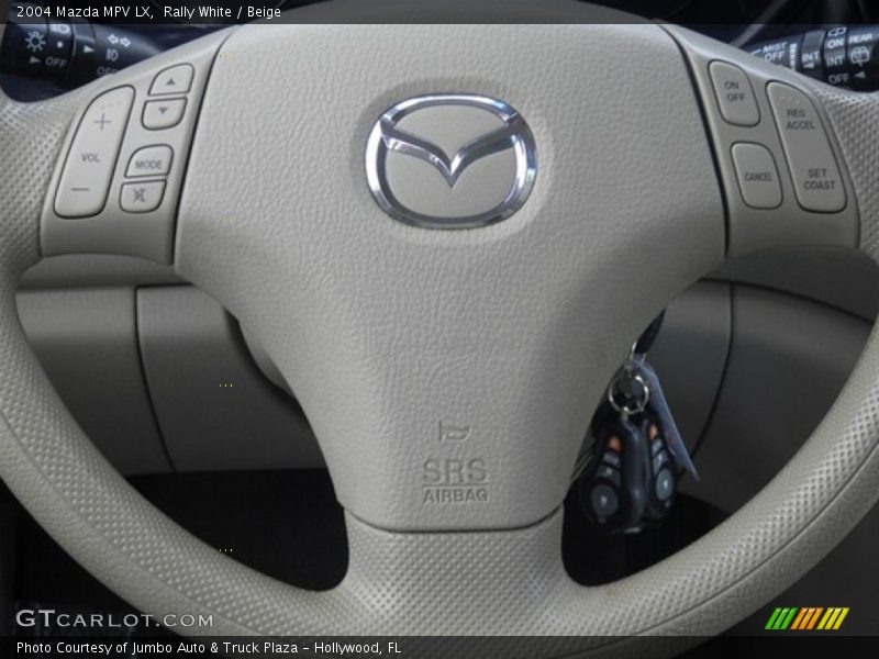 Rally White / Beige 2004 Mazda MPV LX