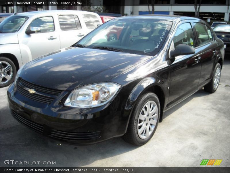 Front 3/4 View of 2009 Cobalt LS Sedan