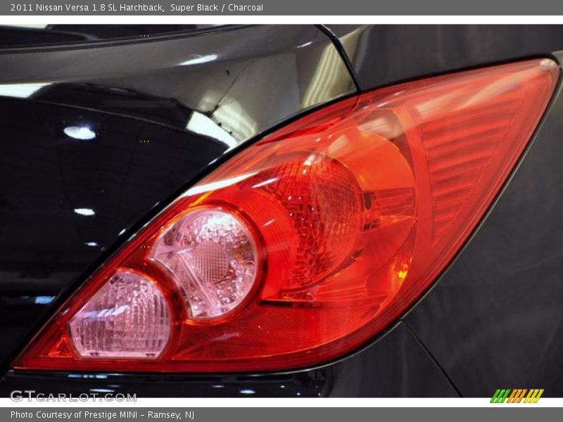 Super Black / Charcoal 2011 Nissan Versa 1.8 SL Hatchback