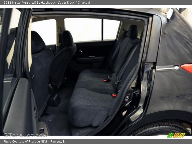 Super Black / Charcoal 2011 Nissan Versa 1.8 SL Hatchback