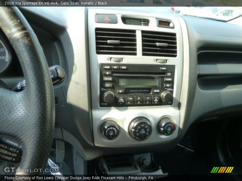 Satin Silver Metallic / Black 2008 Kia Sportage EX V6 4x4