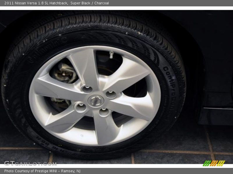Super Black / Charcoal 2011 Nissan Versa 1.8 SL Hatchback