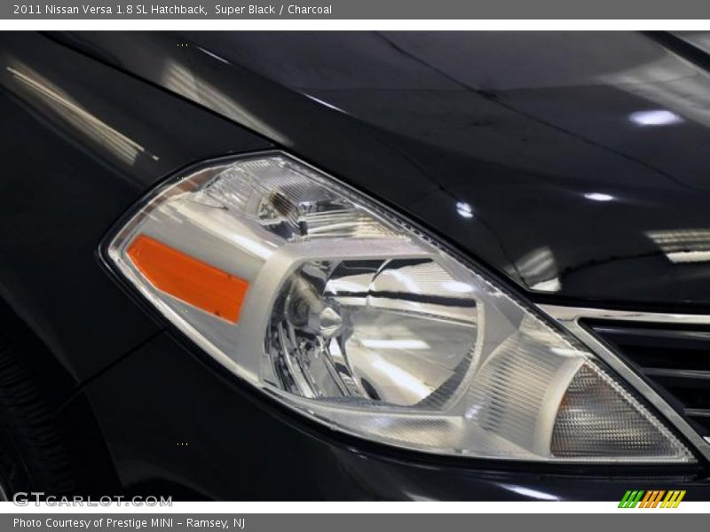 Super Black / Charcoal 2011 Nissan Versa 1.8 SL Hatchback