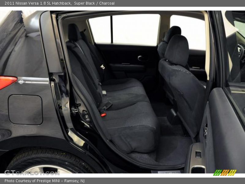 Super Black / Charcoal 2011 Nissan Versa 1.8 SL Hatchback