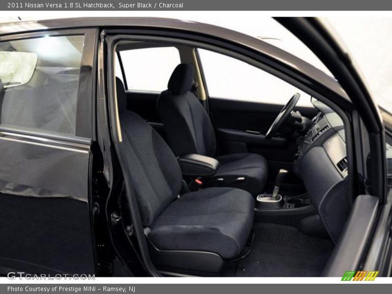 Super Black / Charcoal 2011 Nissan Versa 1.8 SL Hatchback