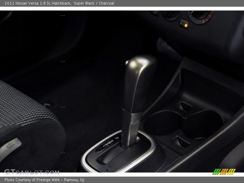 Super Black / Charcoal 2011 Nissan Versa 1.8 SL Hatchback
