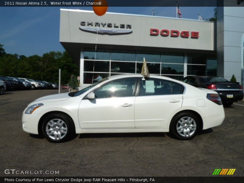 Winter Frost White / Charcoal 2011 Nissan Altima 2.5