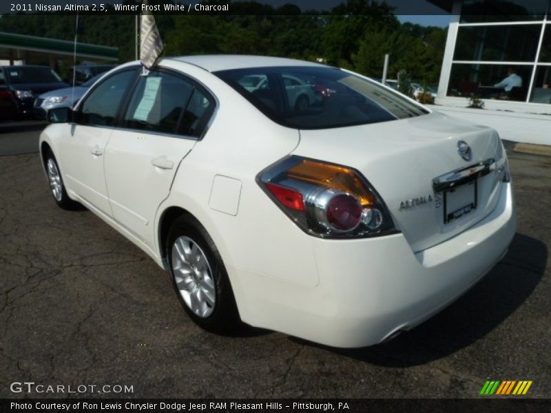 Winter Frost White / Charcoal 2011 Nissan Altima 2.5