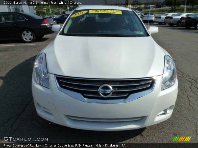Winter Frost White / Charcoal 2011 Nissan Altima 2.5