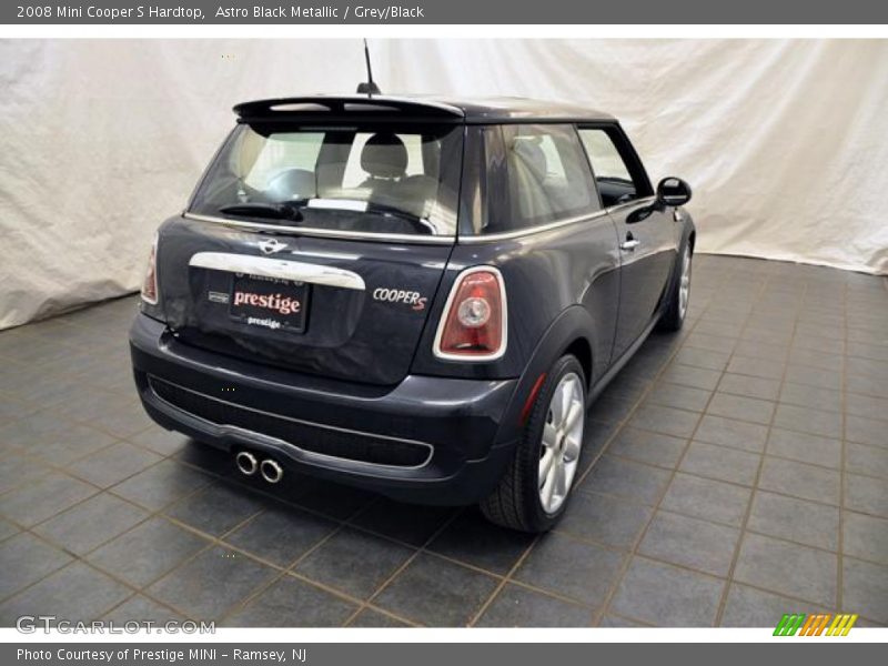 Astro Black Metallic / Grey/Black 2008 Mini Cooper S Hardtop