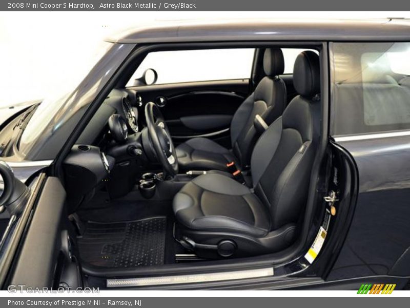 Astro Black Metallic / Grey/Black 2008 Mini Cooper S Hardtop