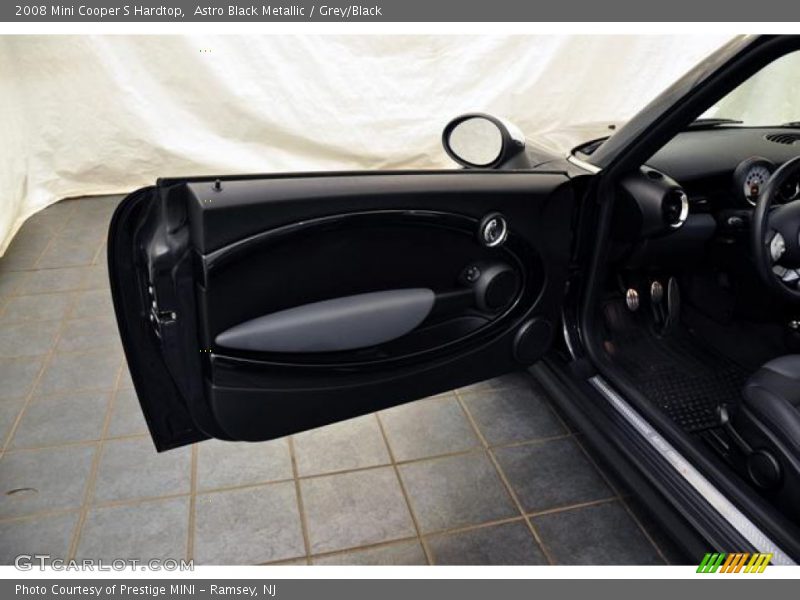 Astro Black Metallic / Grey/Black 2008 Mini Cooper S Hardtop