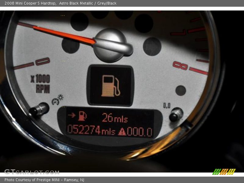 Astro Black Metallic / Grey/Black 2008 Mini Cooper S Hardtop