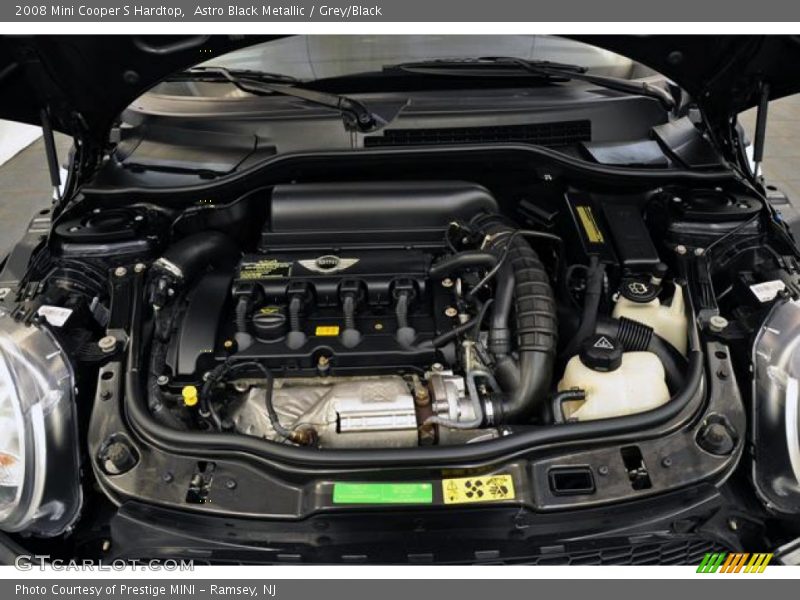 Astro Black Metallic / Grey/Black 2008 Mini Cooper S Hardtop