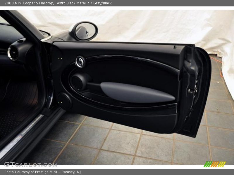 Astro Black Metallic / Grey/Black 2008 Mini Cooper S Hardtop