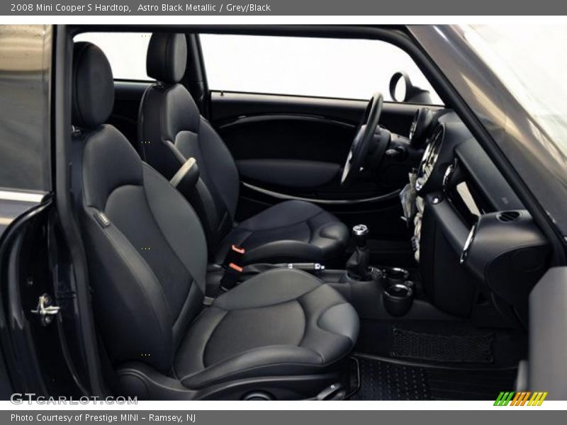 Astro Black Metallic / Grey/Black 2008 Mini Cooper S Hardtop