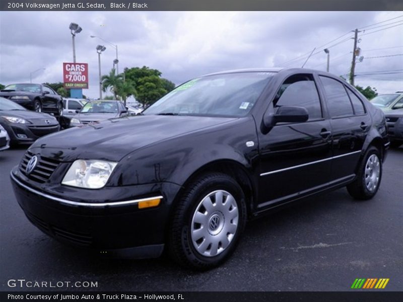 Black / Black 2004 Volkswagen Jetta GL Sedan