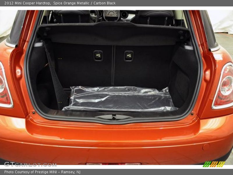 Spice Orange Metallic / Carbon Black 2012 Mini Cooper Hardtop
