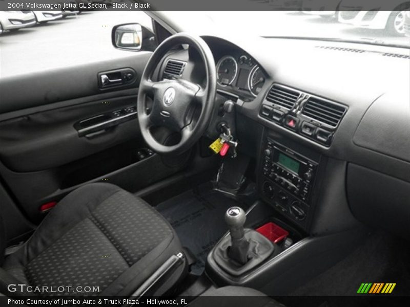 Black / Black 2004 Volkswagen Jetta GL Sedan