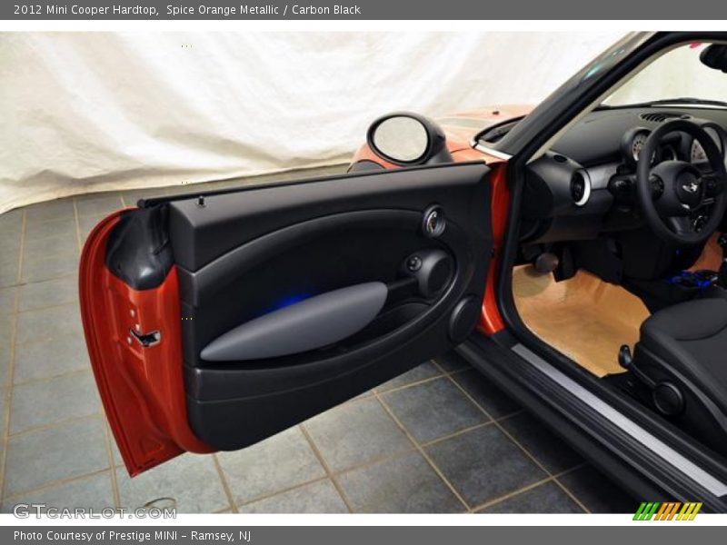Spice Orange Metallic / Carbon Black 2012 Mini Cooper Hardtop