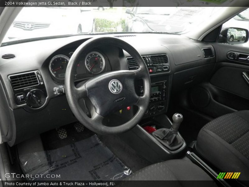 Black / Black 2004 Volkswagen Jetta GL Sedan