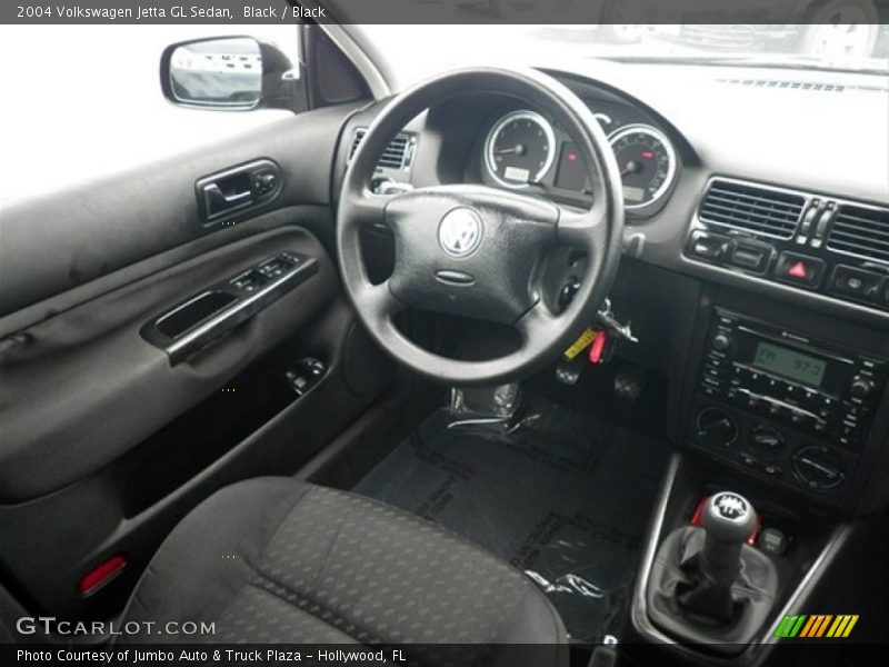 Black / Black 2004 Volkswagen Jetta GL Sedan