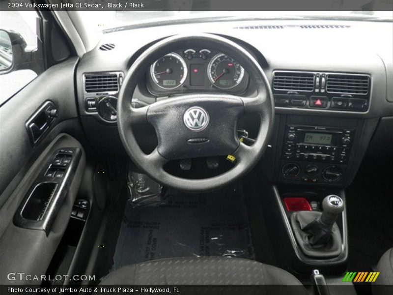 Black / Black 2004 Volkswagen Jetta GL Sedan