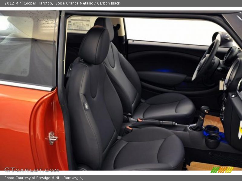 Spice Orange Metallic / Carbon Black 2012 Mini Cooper Hardtop