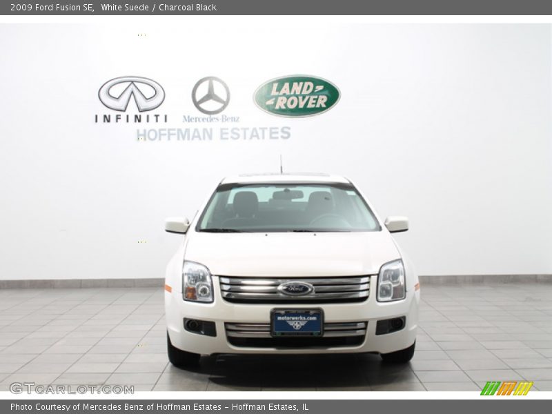 White Suede / Charcoal Black 2009 Ford Fusion SE
