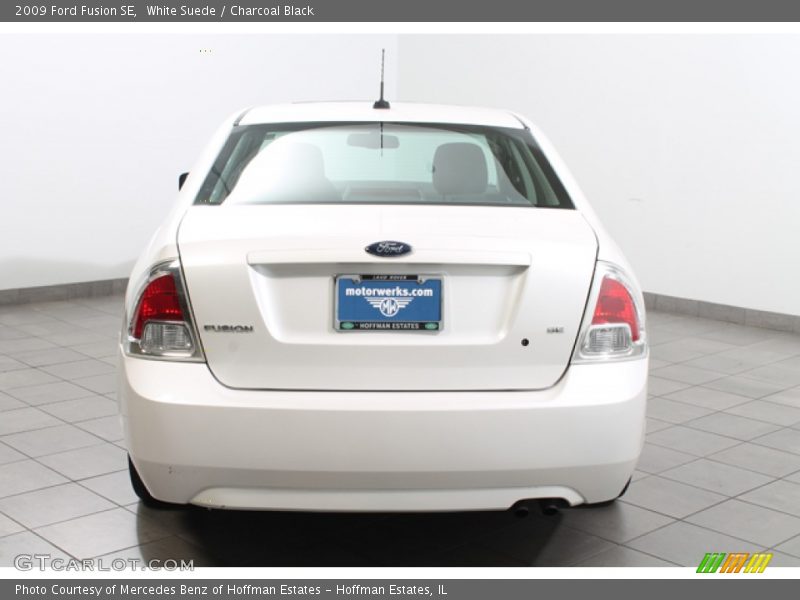 White Suede / Charcoal Black 2009 Ford Fusion SE